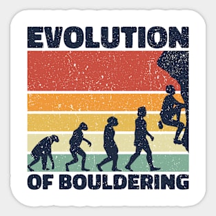 Evolution of Bouldering: Climbing to New Heights Sticker